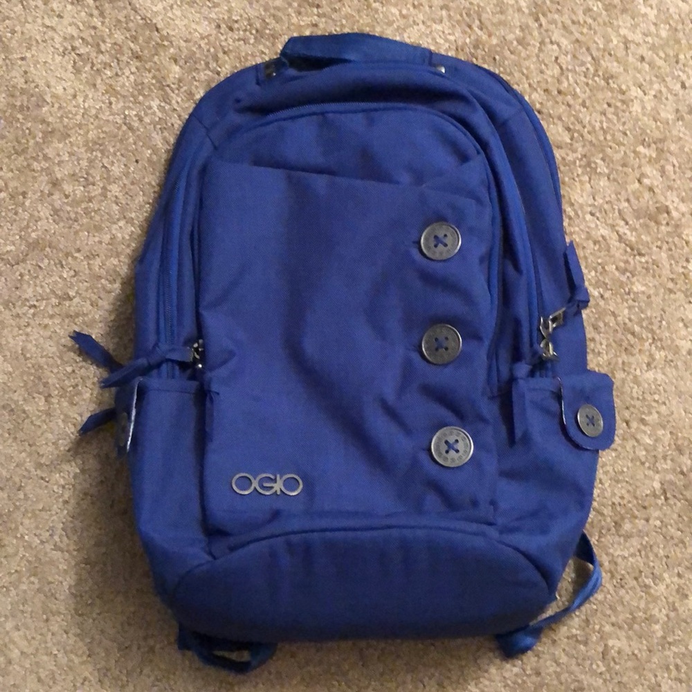 Blue backpack